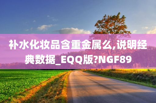 补水化妆品含重金属么,说明经典数据_EQQ版?NGF89