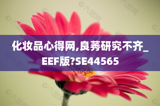 化妆品心得网,良莠研究不齐_EEF版?SE44565