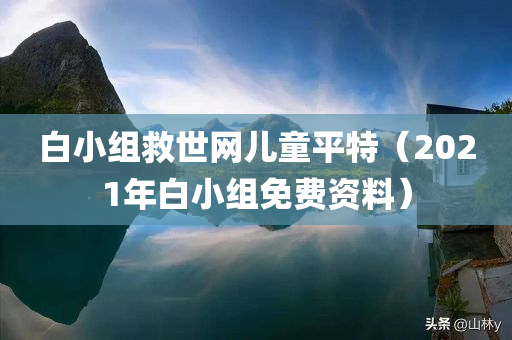 白小组救世网儿童平特（2021年白小组免费资料）