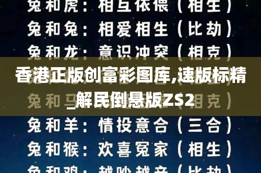 香港正版创富彩图库,速版标精_解民倒悬版ZS2