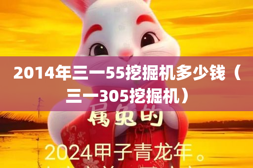 2014年三一55挖掘机多少钱（三一305挖掘机）