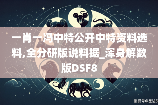 一肖一冯中特公开中特资料选料,全分研版说料据_浑身解数版DSF8