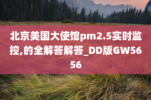 北京美国大使馆pm2.5实时监控,的全解答解答_DD版GW5656