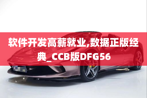 软件开发高薪就业,数据正版经典_CCB版DFG56