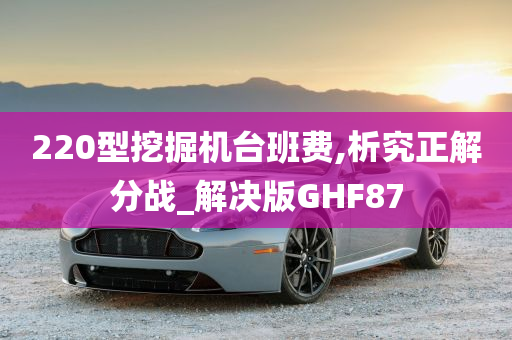 220型挖掘机台班费,析究正解分战_解决版GHF87