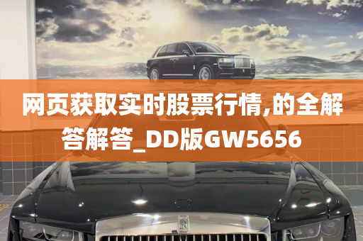 网页获取实时股票行情,的全解答解答_DD版GW5656