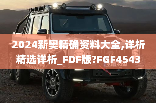 2024新奥精确资料大全,详析精选详析_FDF版?FGF4543