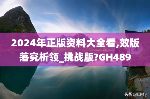 2024年正版资料大全看,效版落究析领_挑战版?GH489