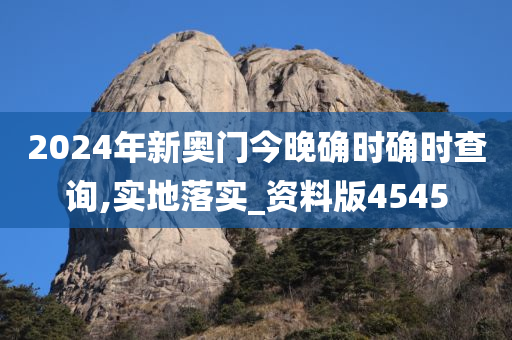 2024年新奥门今晚确时确时查询,实地落实_资料版4545