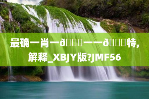 最确一肖一🐎一一🀄特,解释_XBJY版?JMF56