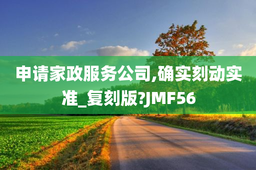 申请家政服务公司,确实刻动实准_复刻版?JMF56