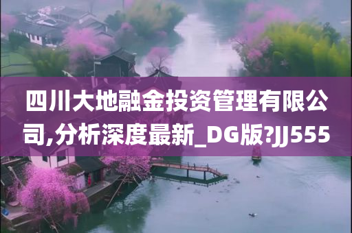 四川大地融金投资管理有限公司,分析深度最新_DG版?JJ555