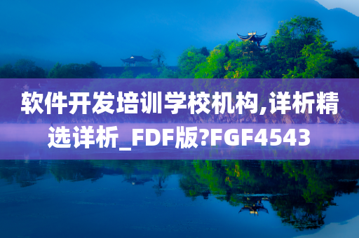 软件开发培训学校机构,详析精选详析_FDF版?FGF4543