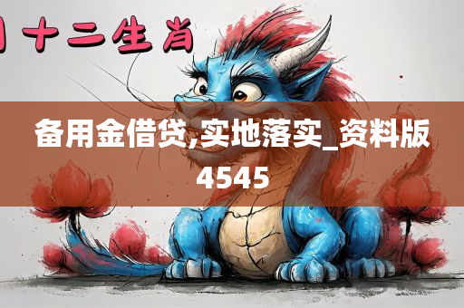 备用金借贷,实地落实_资料版4545