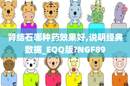 肾结石哪种药效果好,说明经典数据_EQQ版?NGF89