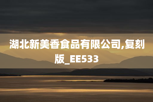 湖北新美香食品有限公司,复刻版_EE533