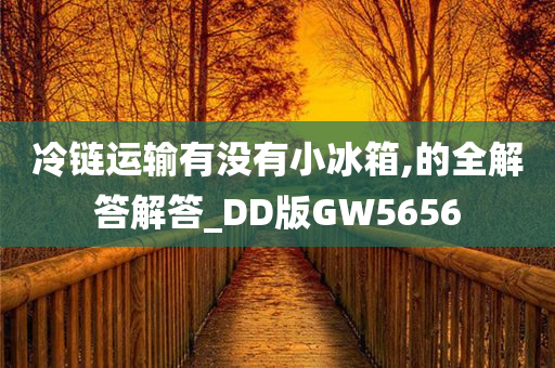 冷链运输有没有小冰箱,的全解答解答_DD版GW5656