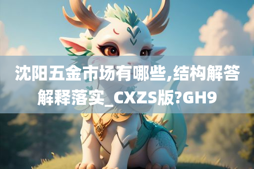 沈阳五金市场有哪些,结构解答解释落实_CXZS版?GH9