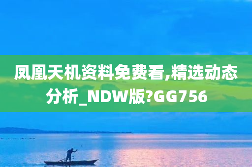 凤凰天机资料免费看,精选动态分析_NDW版?GG756