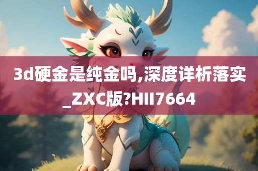 3d硬金是纯金吗,深度详析落实_ZXC版?HII7664