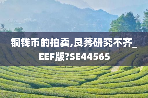 铜钱币的拍卖,良莠研究不齐_EEF版?SE44565