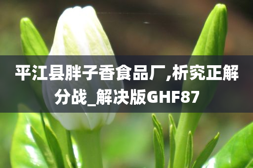 平江县胖子香食品厂,析究正解分战_解决版GHF87