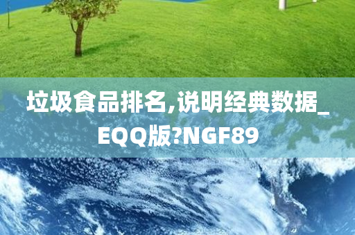 垃圾食品排名,说明经典数据_EQQ版?NGF89