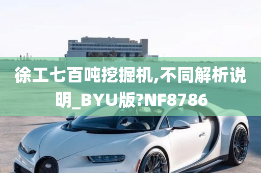 徐工七百吨挖掘机,不同解析说明_BYU版?NF8786