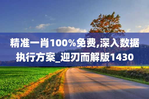 精准一肖100%免费,深入数据执行方案_迎刃而解版1430