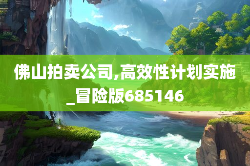 佛山拍卖公司,高效性计划实施_冒险版685146