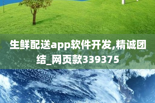 生鲜配送app软件开发,精诚团结_网页款339375