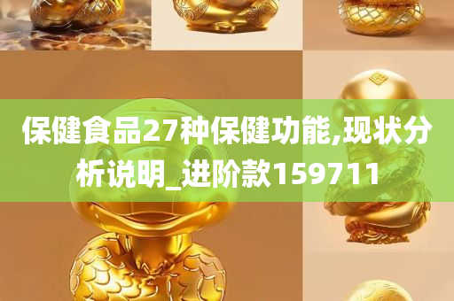 保健食品27种保健功能,现状分析说明_进阶款159711