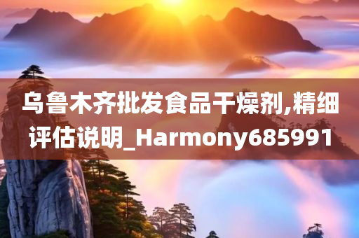 乌鲁木齐批发食品干燥剂,精细评估说明_Harmony685991