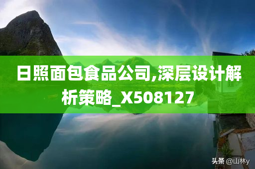 日照面包食品公司,深层设计解析策略_X508127