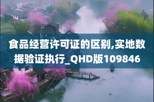 食品经营许可证的区别,实地数据验证执行_QHD版109846