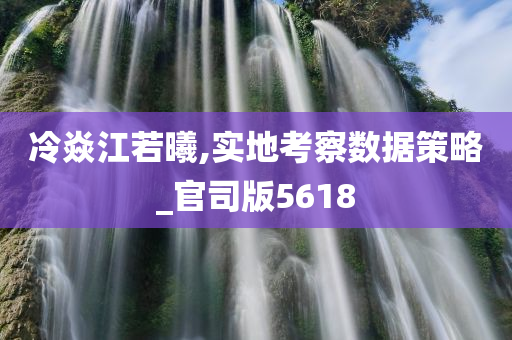 冷焱江若曦,实地考察数据策略_官司版5618