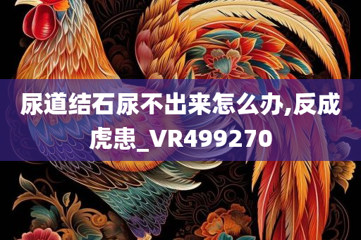 尿道结石尿不出来怎么办,反成虎患_VR499270