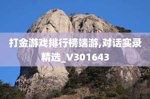 打金游戏排行榜端游,对话实录精选_V301643