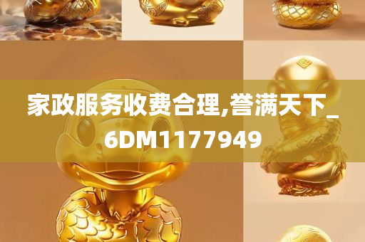 家政服务收费合理,誉满天下_6DM1177949