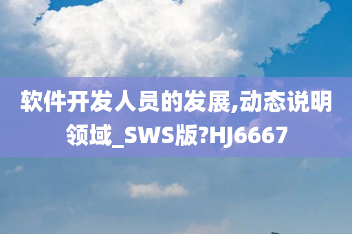 软件开发人员的发展,动态说明领域_SWS版?HJ6667