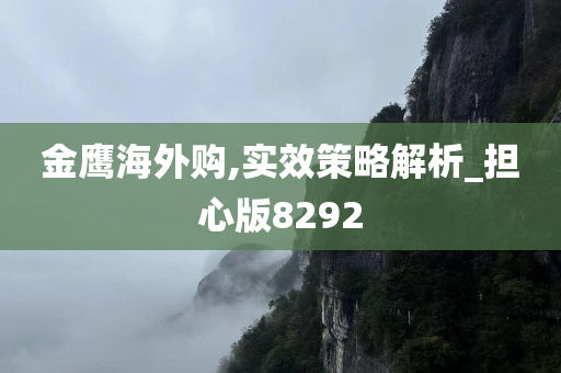 金鹰海外购,实效策略解析_担心版8292