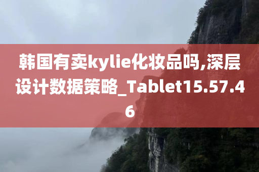 韩国有卖kylie化妆品吗,深层设计数据策略_Tablet15.57.46