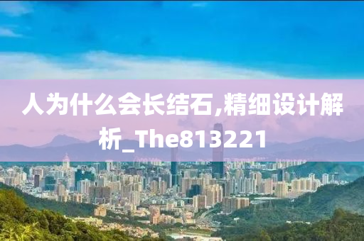 人为什么会长结石,精细设计解析_The813221