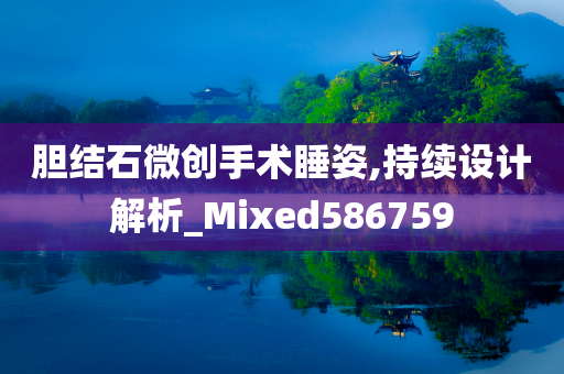 胆结石微创手术睡姿,持续设计解析_Mixed586759