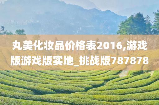 丸美化妆品价格表2016,游戏版游戏版实地_挑战版787878