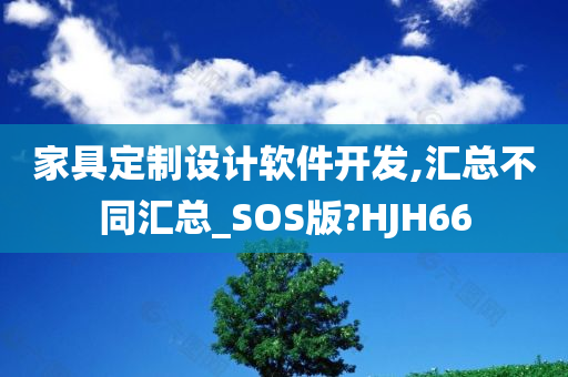 家具定制设计软件开发,汇总不同汇总_SOS版?HJH66