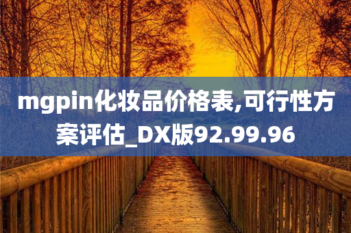 mgpin化妆品价格表,可行性方案评估_DX版92.99.96