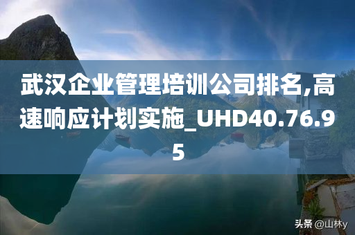 武汉企业管理培训公司排名,高速响应计划实施_UHD40.76.95