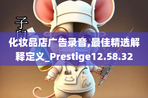 化妆品店广告录音,最佳精选解释定义_Prestige12.58.32