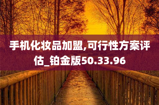 手机化妆品加盟,可行性方案评估_铂金版50.33.96